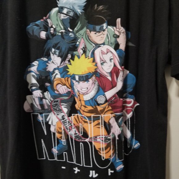 Naruto T SHirt 2002 Black XL (46-48) - Picture 4 of 5